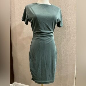 Express Ruched T-Shirt Dress